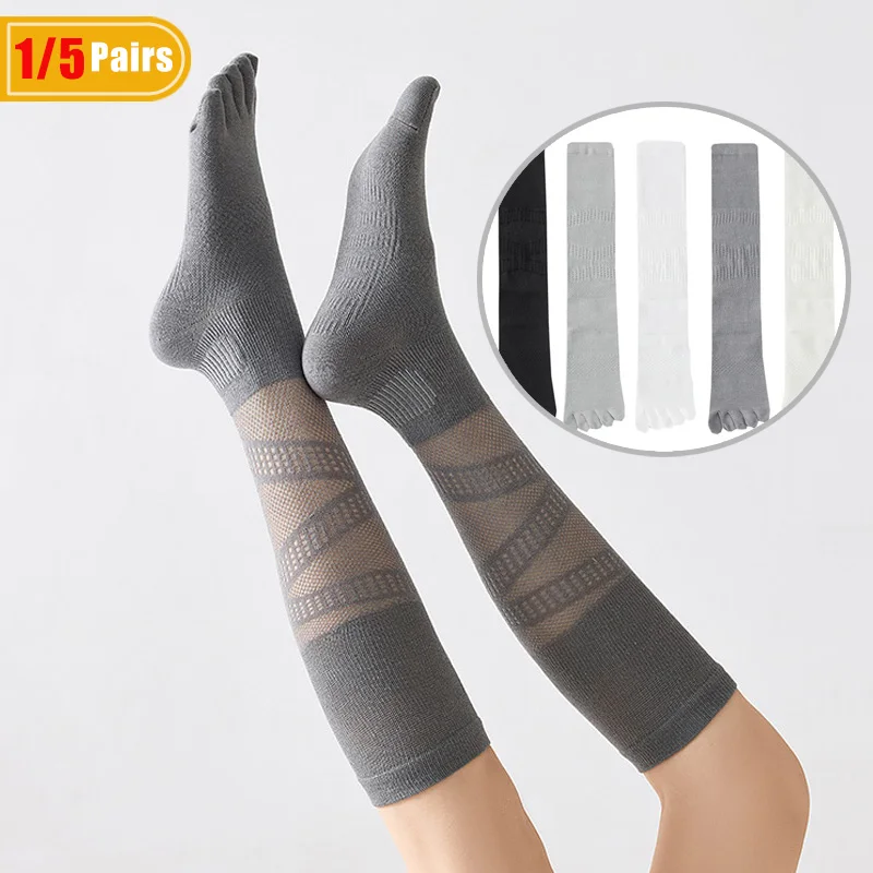 Badminton Player - 1/5 Paar Dames Compressie Vijf Vinger