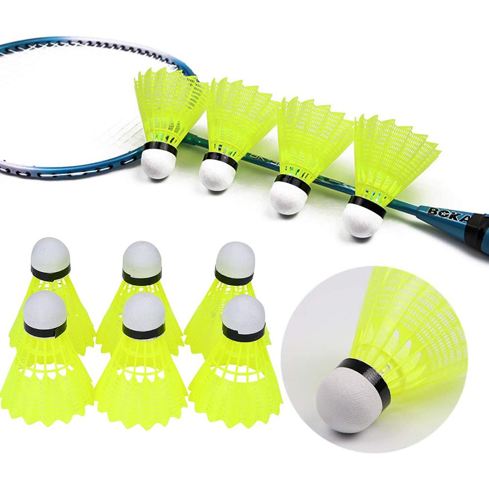 Badminton Nylon Shuttlecock - Nieuwe plastic badmintonshuttlecocks Duurzame stabiele nylon
