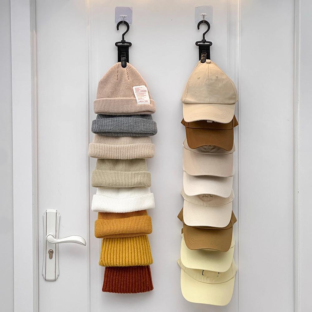 String Tension Clip - Kledingkast hoedenrek hangende touwen hoedenopbergclips hoedenorganizer