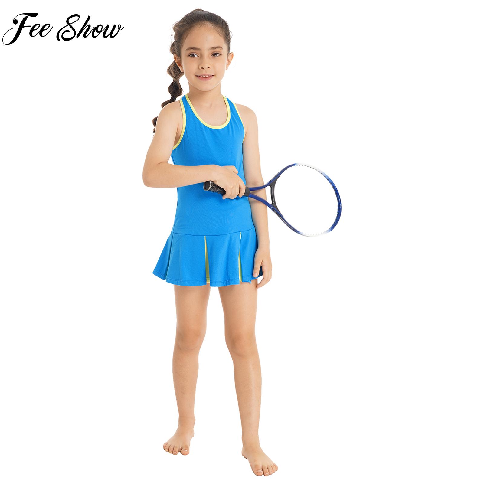 Badminton Player - 2-delige tennisbadminton sportset sportkleding kinderen meisjes