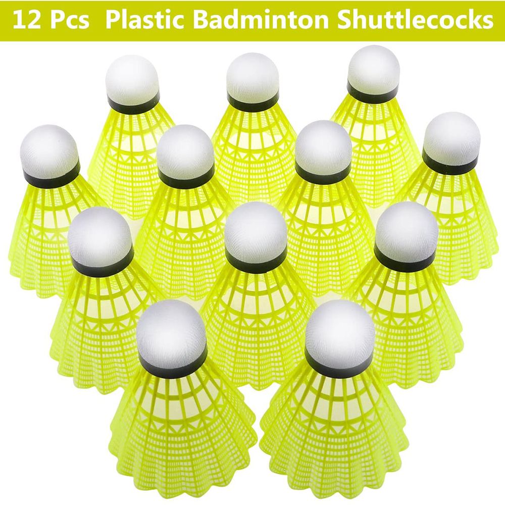 Badminton Nylon Shuttlecock - Nieuwe plastic badmintonshuttlecocks, duurzame sportnylon badmintonballen
