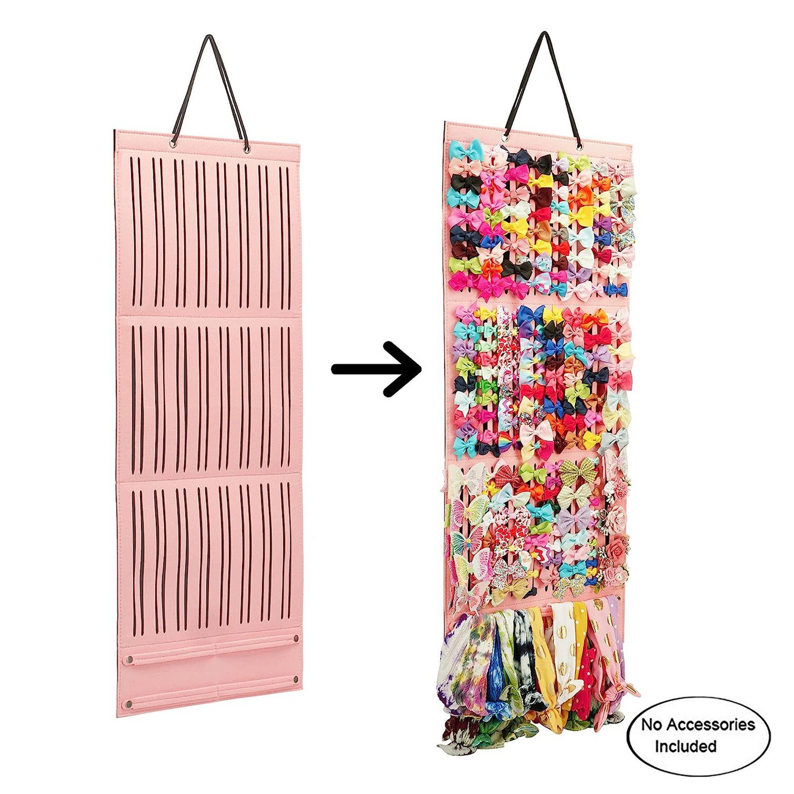 String Tension Clip - Haarelastiekjeshouder, grote capaciteit haarclips opslaghanger babyaccessoire