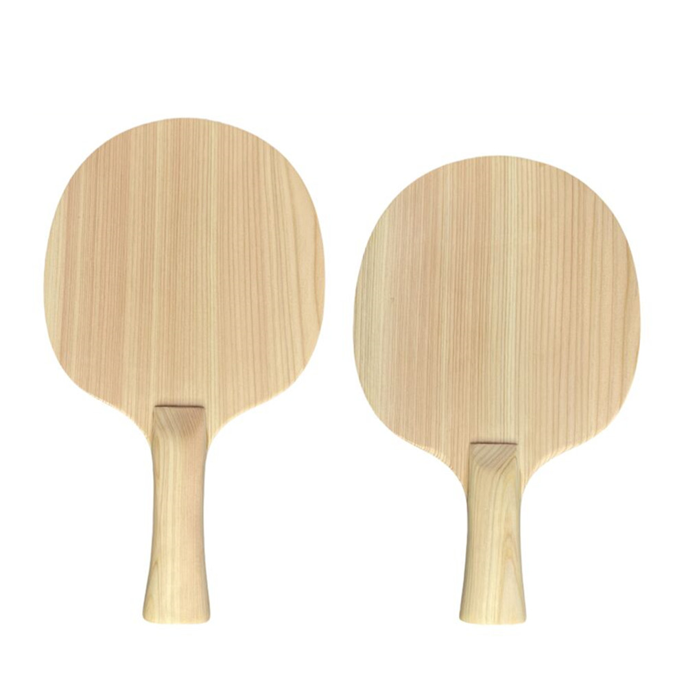 Badminton Player - Enkellaags Hinoki massief houten tafeltennisblad 8