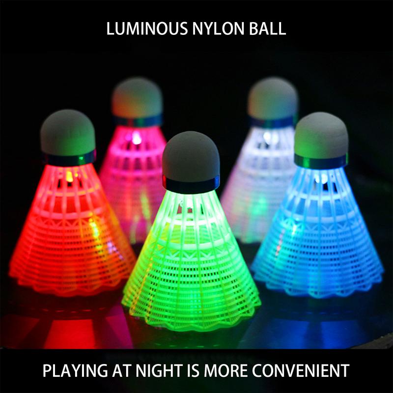 Badminton Nylon Shuttlecock - 3/4 Stuks Verlichting Badminton Donkere Nacht