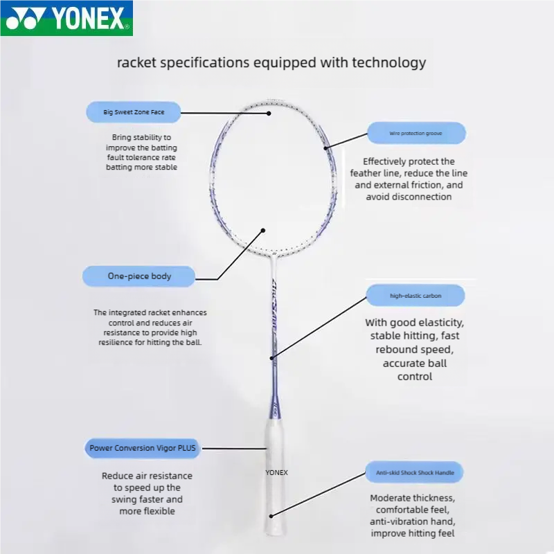 YONEX ARCSABER 8 badmintonrack - Badminton Raket recensie en prijs