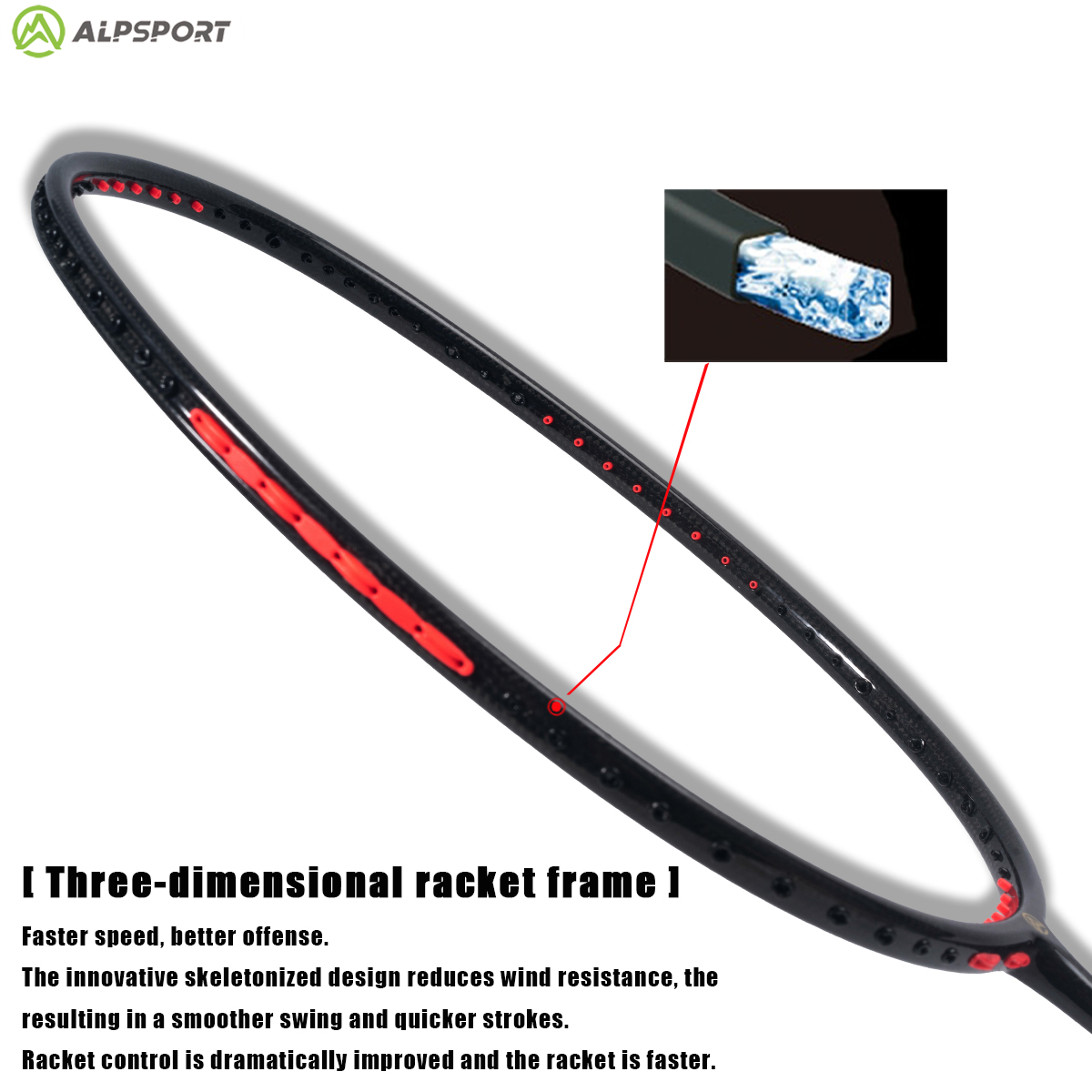 ALP BZTK 3U Agressieve Badmint - Badminton Raket recensie en prijs