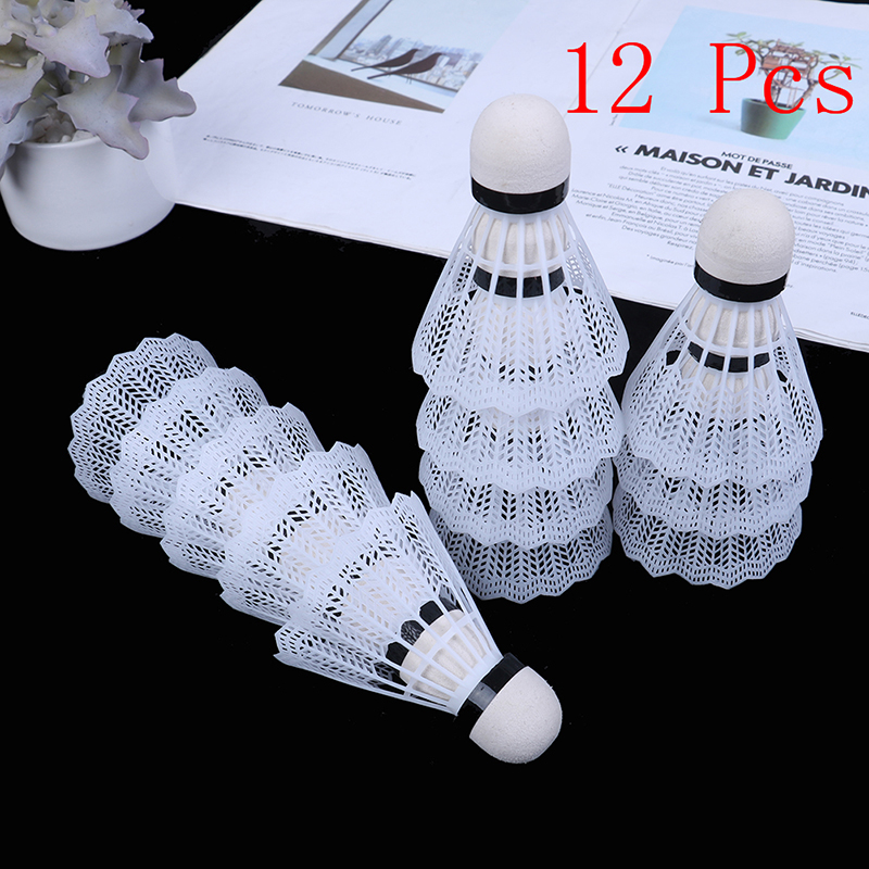12 Stuks Plastic Badminton Shu - Badminton Nylon Shuttlecock recensie en prijs