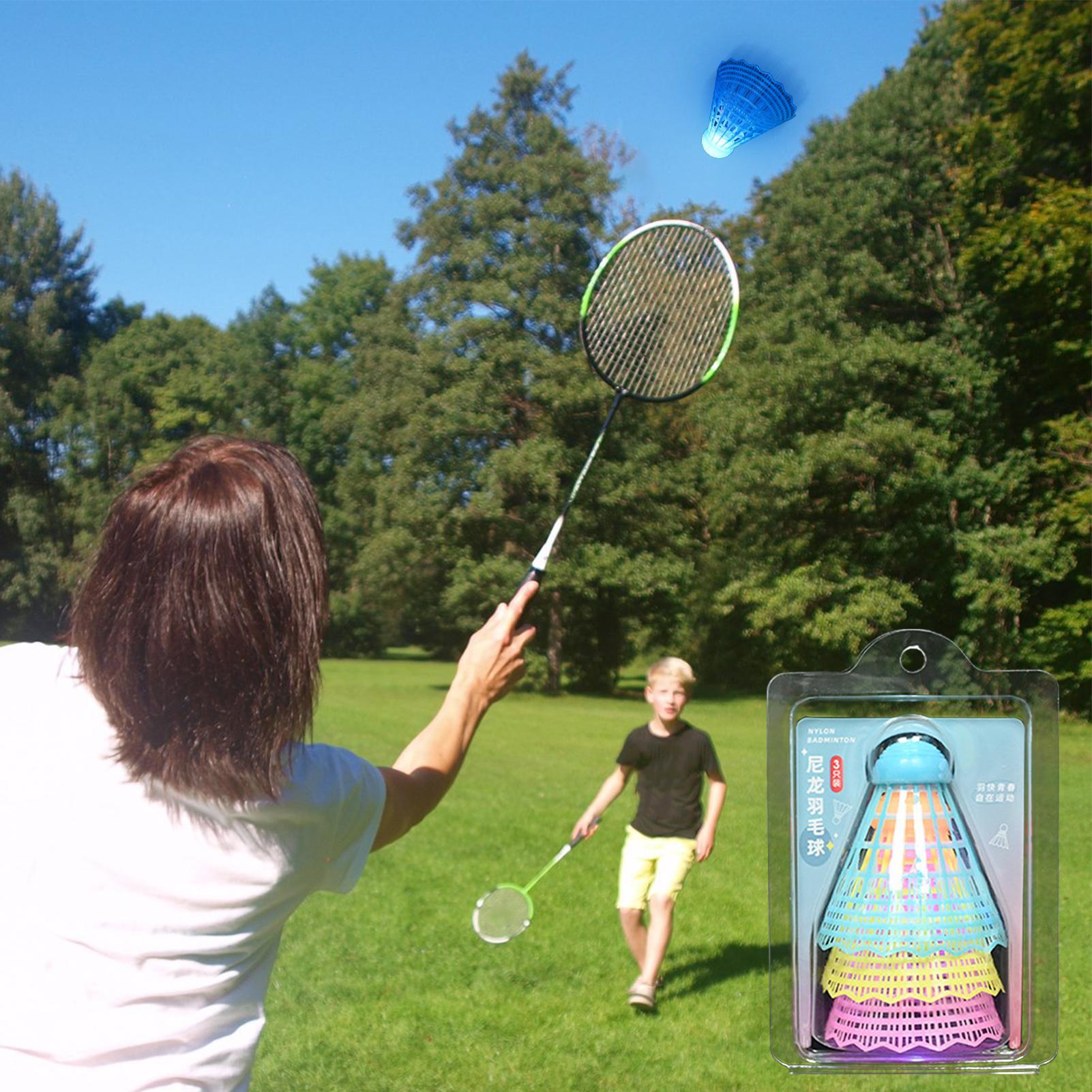 3 stuks LED badmintonbal gloei - Badminton Nylon Shuttlecock recensie en prijs