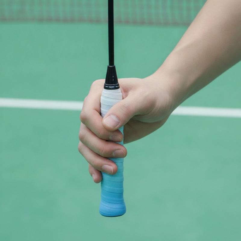 Gradientkleurige sport overgri - Badminton Racket recensie en prijs