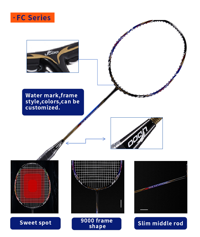 G5 grip badmintonracket van ca - Badminton Racket recensie en prijs