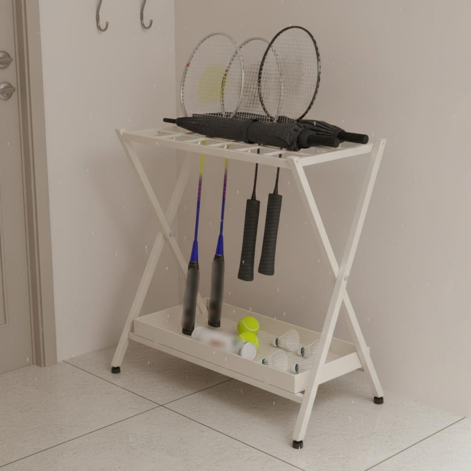 Opvouwbare badmintonracketstan - Badminton Racket recensie en prijs