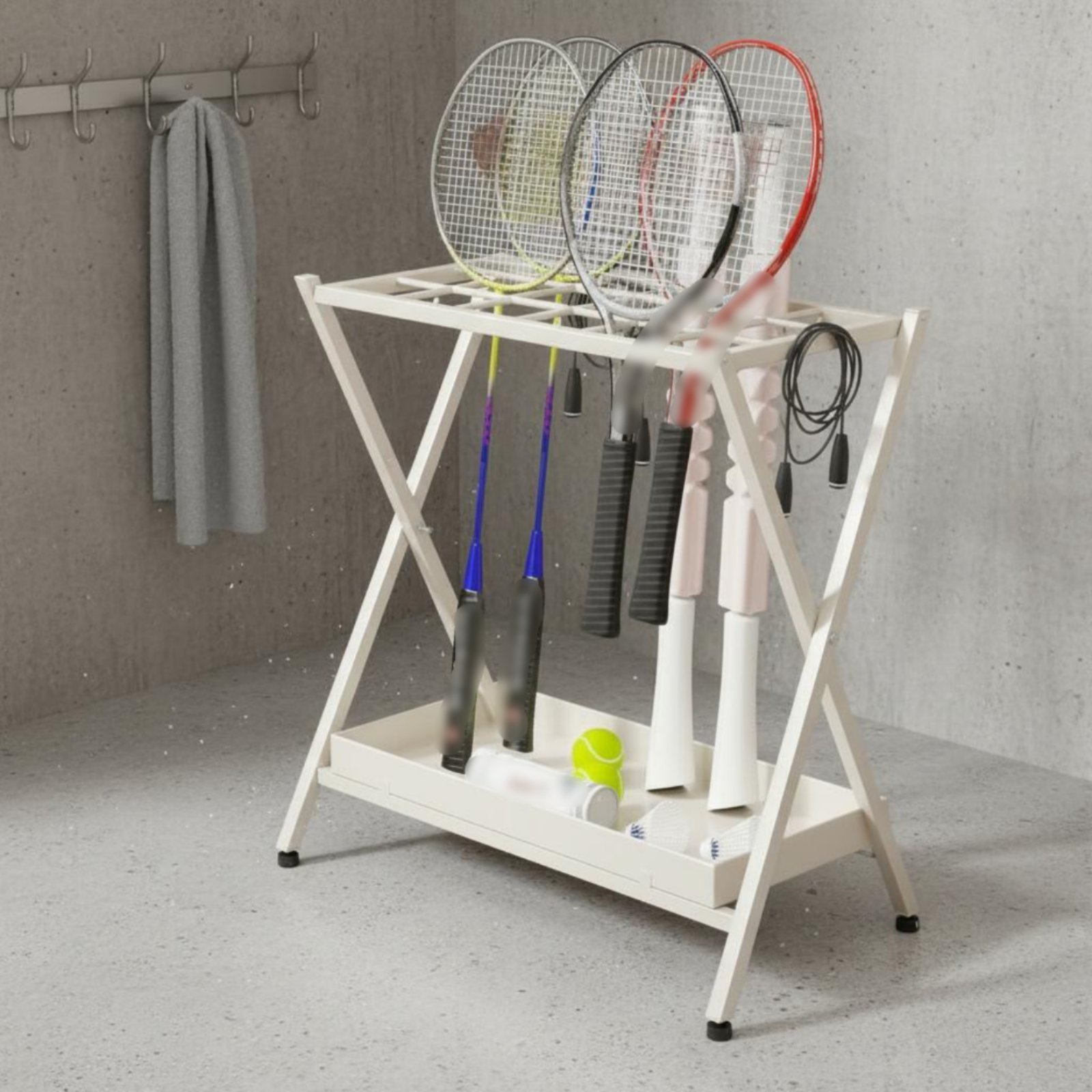 Opvouwbare badmintonracketstan - Badminton Racket recensie en prijs
