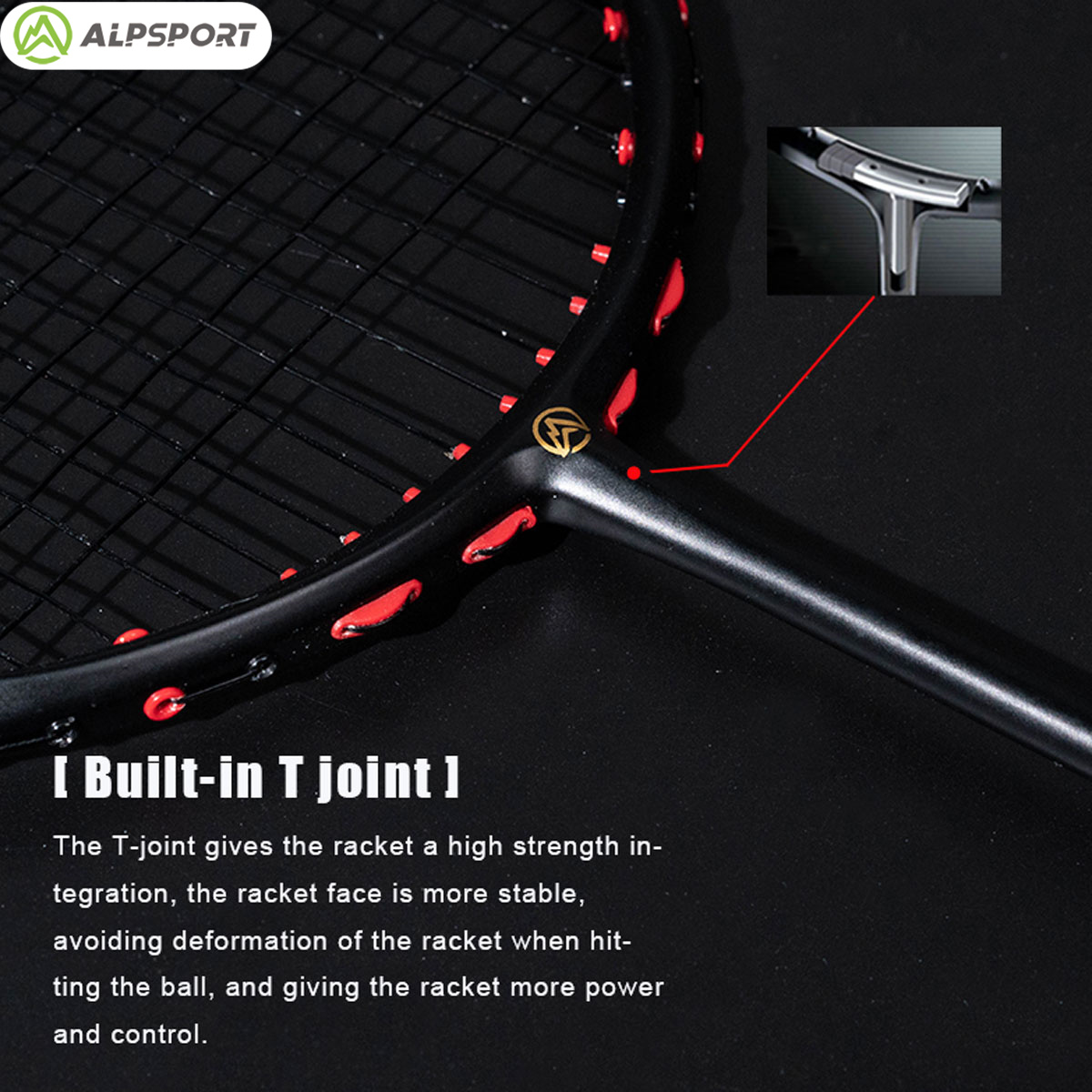 Alpsport MH-V5 5U 75g Golvend  - Badminton Raket recensie en prijs