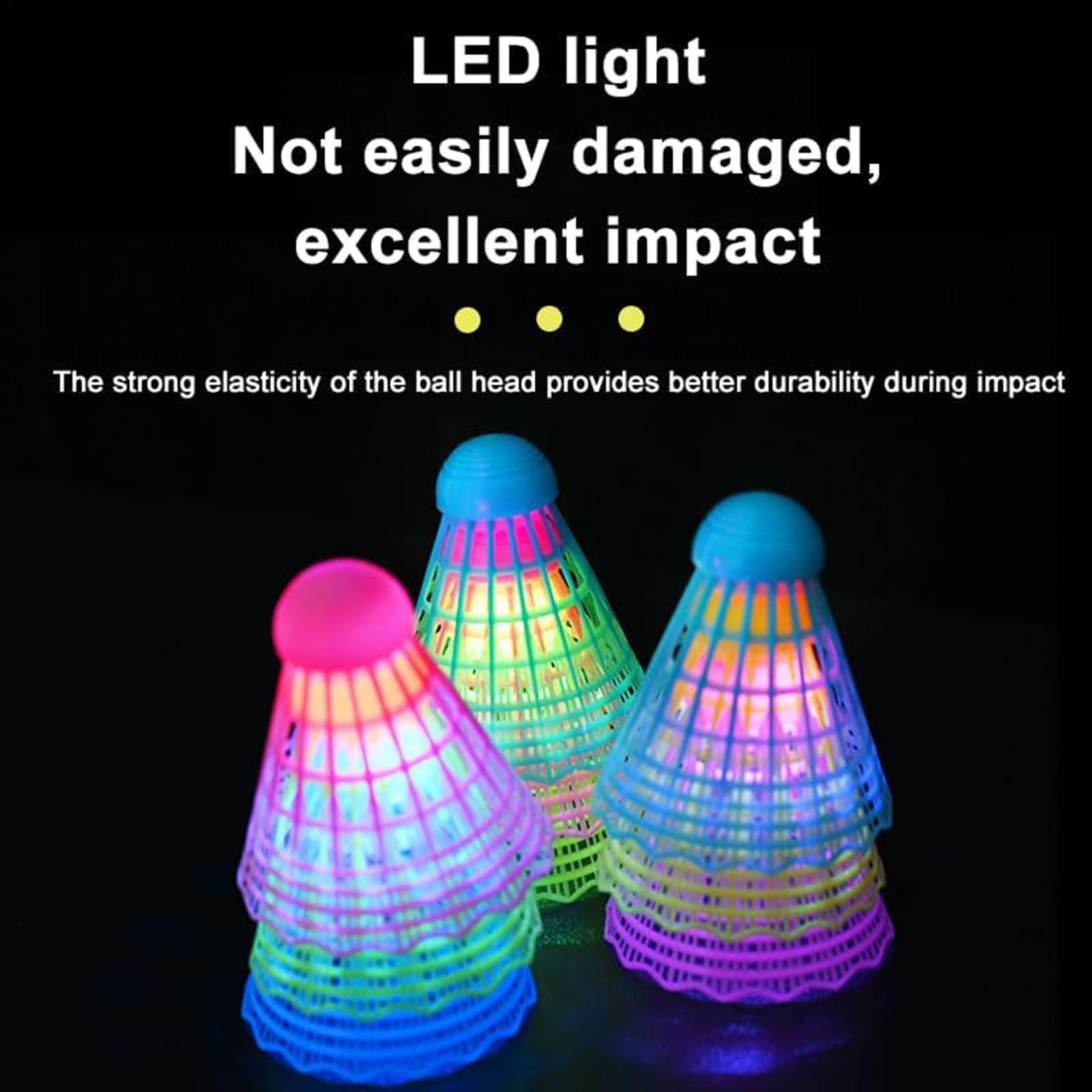 3 stks LED Badminton Shuttles  - Badminton Nylon Shuttlecock recensie en prijs