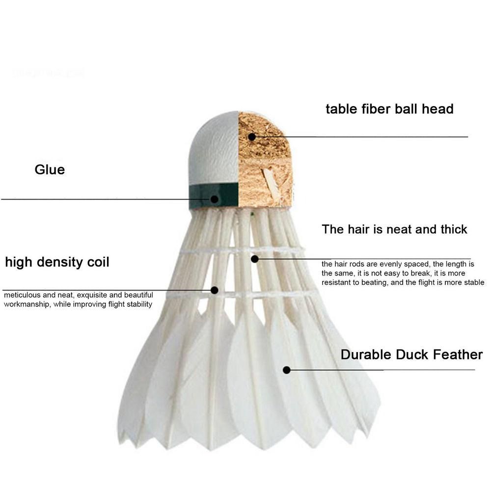 3/6/12PCS Professionele Badmin - Badminton Nylon Shuttlecock recensie en prijs